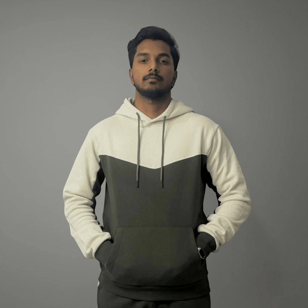 "Dynamic Duo" Contrast Hoodie - Iradah