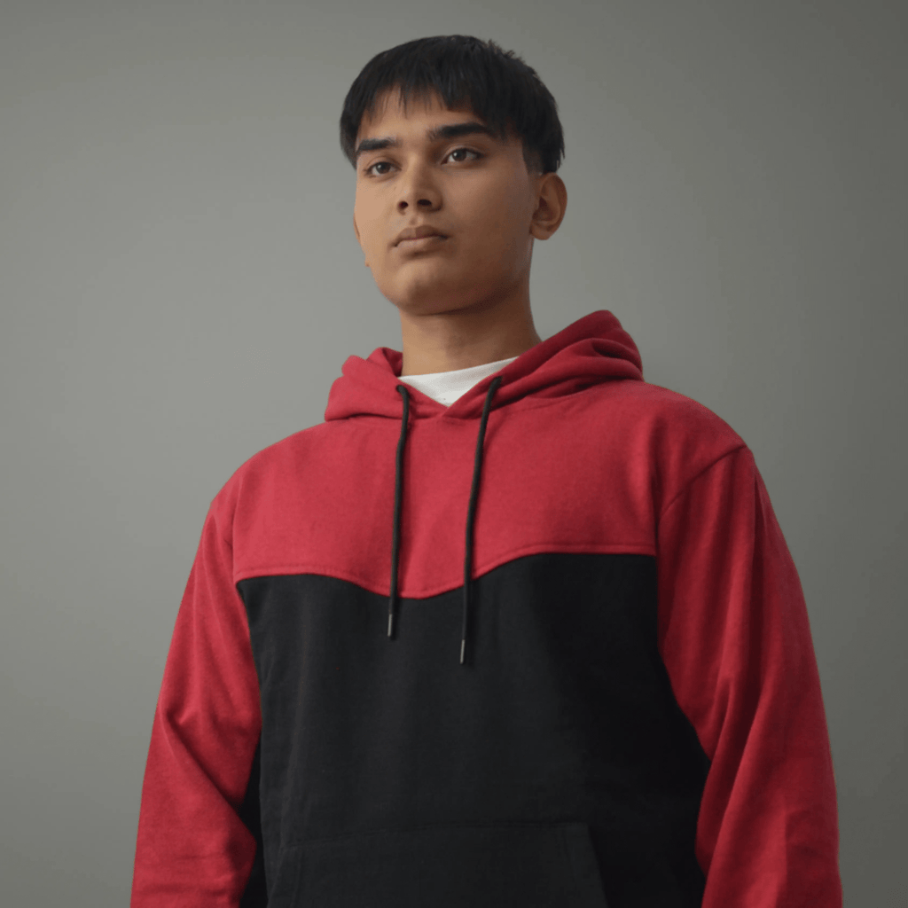 "Dynamic Duo" Contrast Hoodie - Iradah