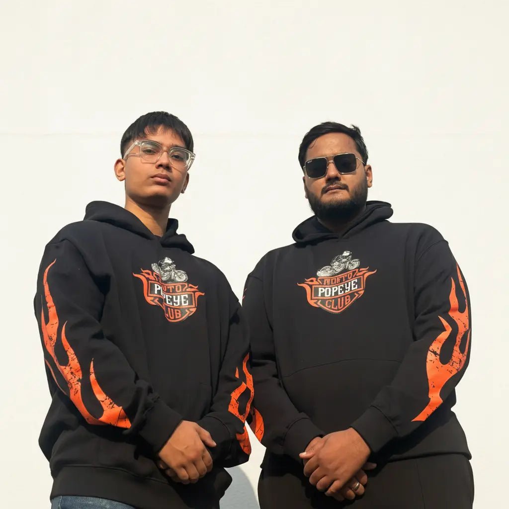 Moto Popeye Club Hoodie - Iradah
