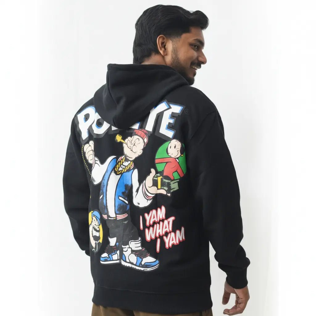 Popeye "Power Moves" Zip - Up Hoodie - Iradah
