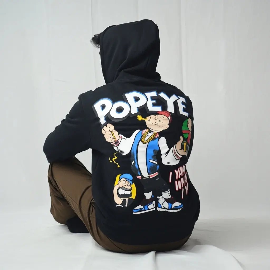 Popeye "Power Moves" Zip - Up Hoodie - Iradah