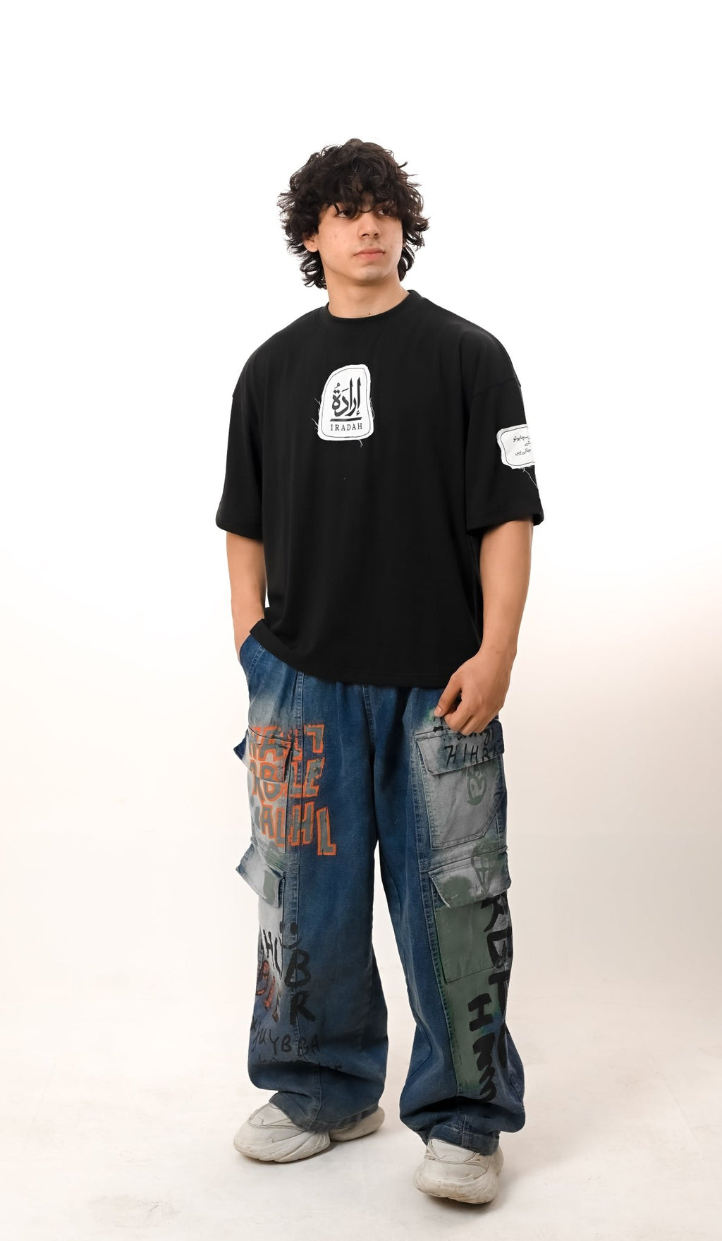 The 'Chashm - e - Bad Door' Oversize Tee - Iradah